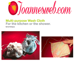 Knitted Wash Cloth PDF