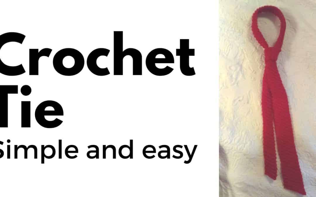 Simple and Easy Crochet Tie