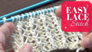 easy lace stitch knitting