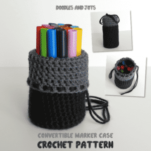 drawstring marker crochet case