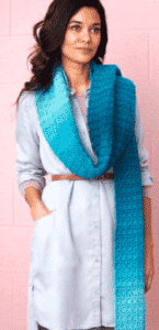 Cici's Ombre Super Scarf in Blue