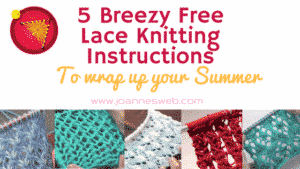 5 Breezy Free Lace Knitting Instructions