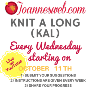 Joanne's Web Knit A Long