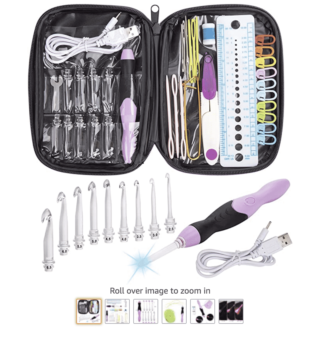 Light Up Interchangeable Crochet Hook