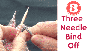 Three-Needle-Bind-Off Knitting