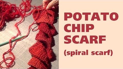 Knitting The Potato Chip Scarf – Twirl Knitted Scarf Pattern