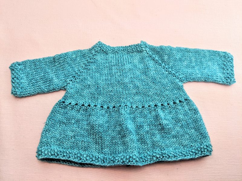 Knitted Baby Dress Coat Instructions