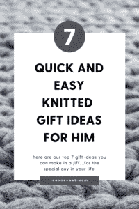 Knitting Gift Ideas for Men 