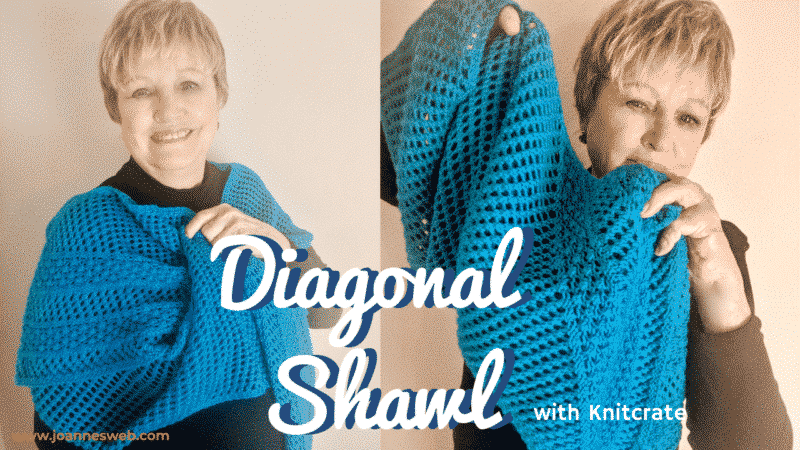 Diagonal Knitted Shawl Pattern Instructions