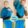 Diagonal Knitted Shawl Pattern Instructions