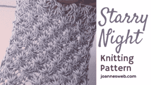 Star Lace Knitting Pattern