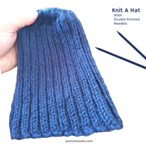 knit a hat with double pointed needles