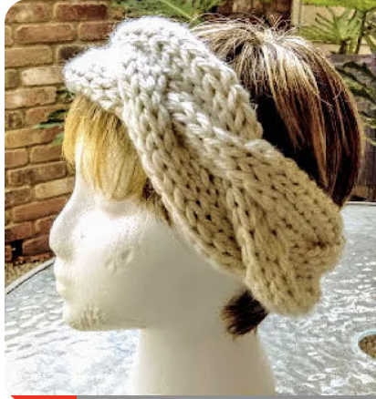 How To Knit A Cable Headband – Knitted Braid Head Band