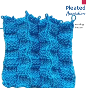 Pleated Accordion Knitting Pattern