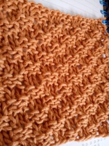 Double Moss Stitch knitting pattern