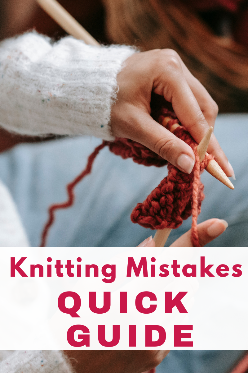 knitting mistakes and how to fix them 