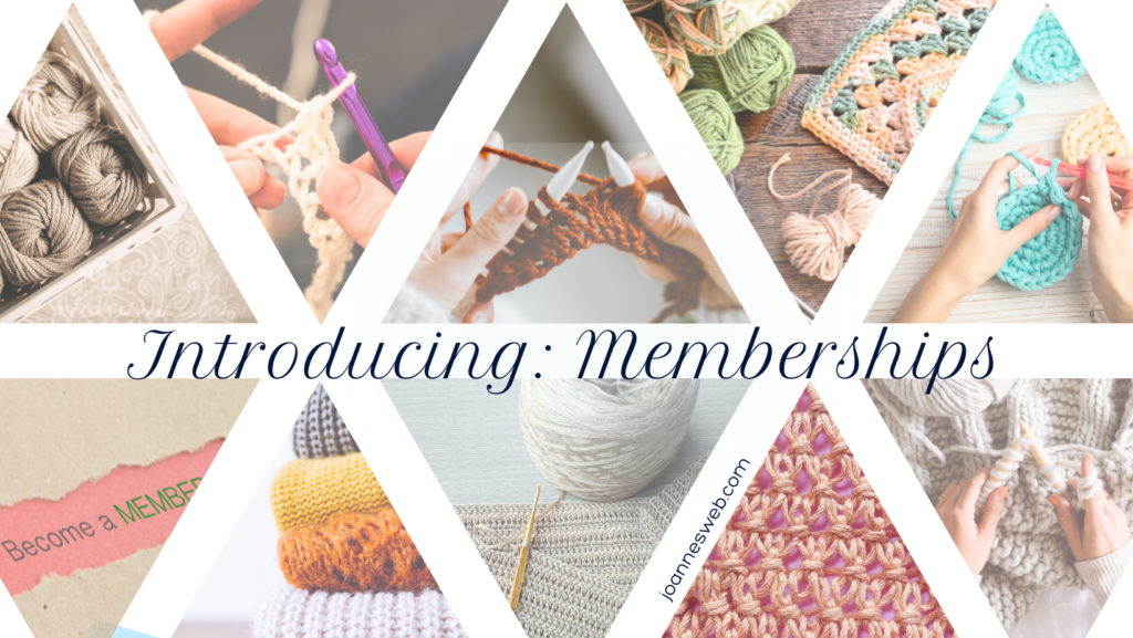 Knitting and Crochet Patreon Announcement