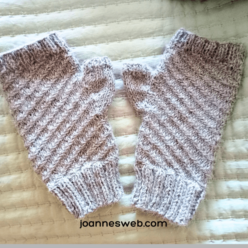 Diagonal Knitting Pattern